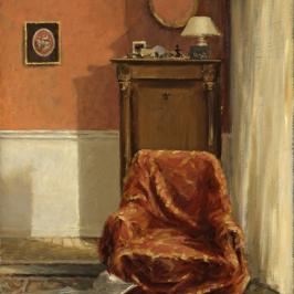 21-le fauteuil au tissu rouge 35x27