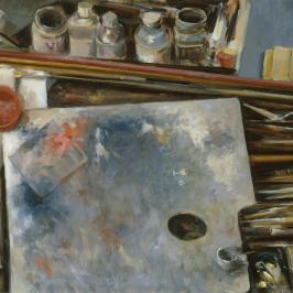 La palette du peintre - 65 x 46 cm