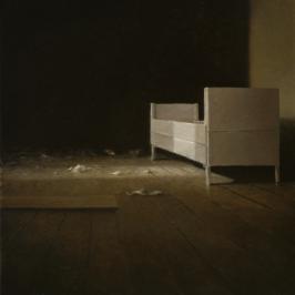Le lit blanc 3 - 80 x 80 cm