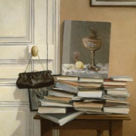 Les piles de livres -  61x50 cm