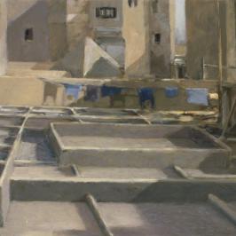 Les terrasses de Fes 3 - 35 x 27 cm