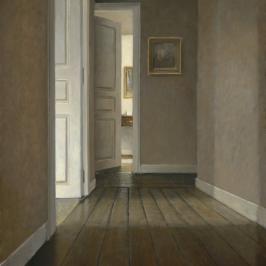 Le couloir rue Renan 1 - 55 x 46 cm