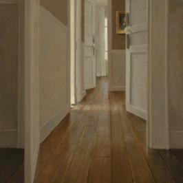 Le couloir rue Renan 5 - 50 x 40 cm