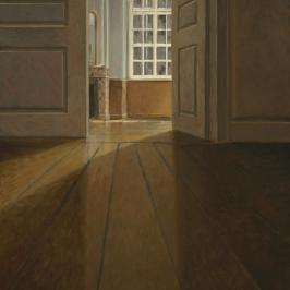 Midi au chateau - 46 x 38 cm