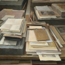 L'atelier de lithographie 4 - 46 x 38 cm