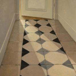 Le couloir chez l'avocat - 50 x 35 cm