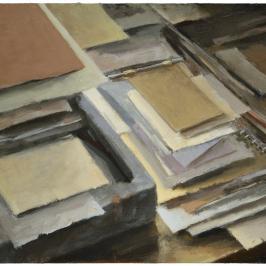 Pierres et papiers lithographiques 5 - 25  x 17,5 cm