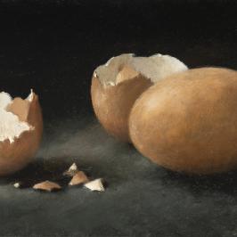 Les 2 oeufs - 10 x 24,5 cm