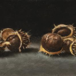 Les châtaignes - 12 x 40 cm