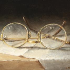 Les lunettes - 12 x  18 cm